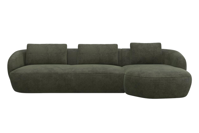 Aurelo Curve Large Left Hand Chaise Sofa