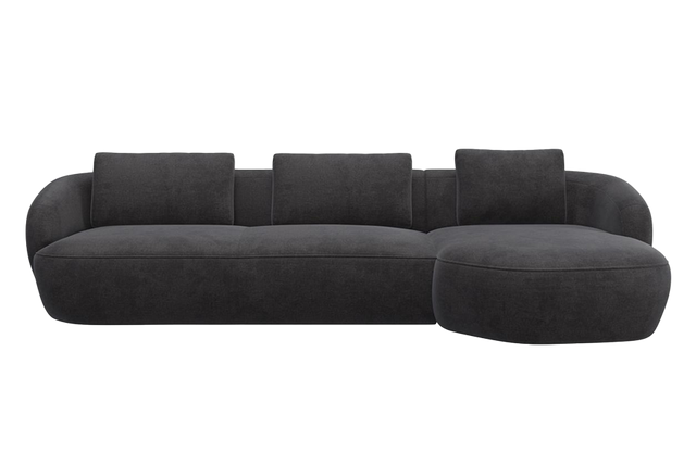 Aurelo Curve Large Left Hand Chaise Sofa