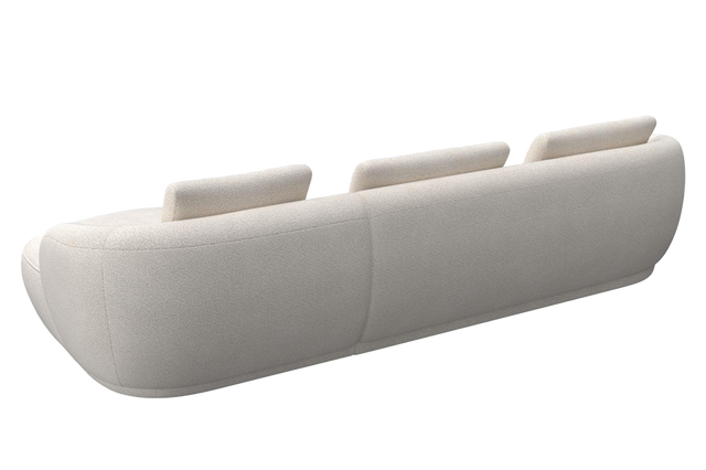 Aurelo Curve Large Left Hand Chaise Sofa