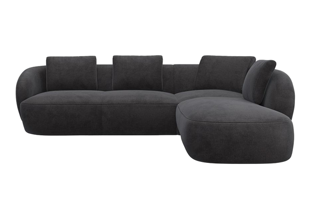 Aurelo Curve Medium Left Hand Open Ended Corner Sofa