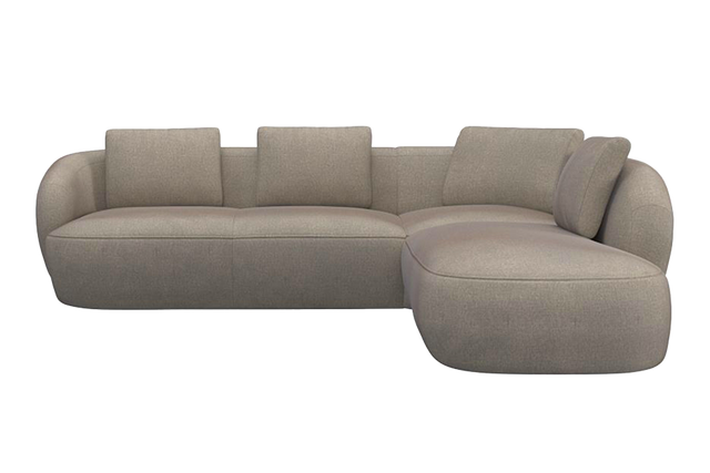 Aurelo Curve Medium Left Hand Open Ended Corner Sofa
