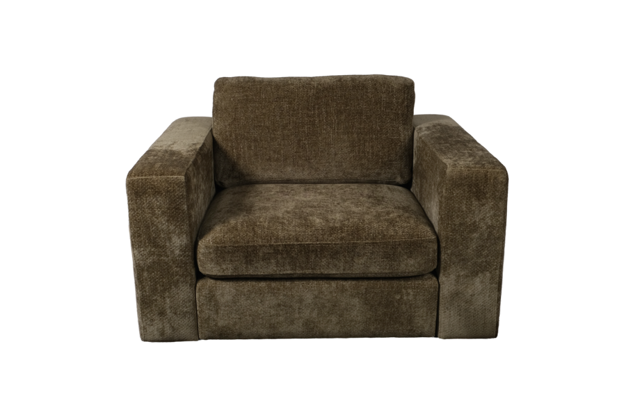 Knockout Lounge Armchair & Footstool