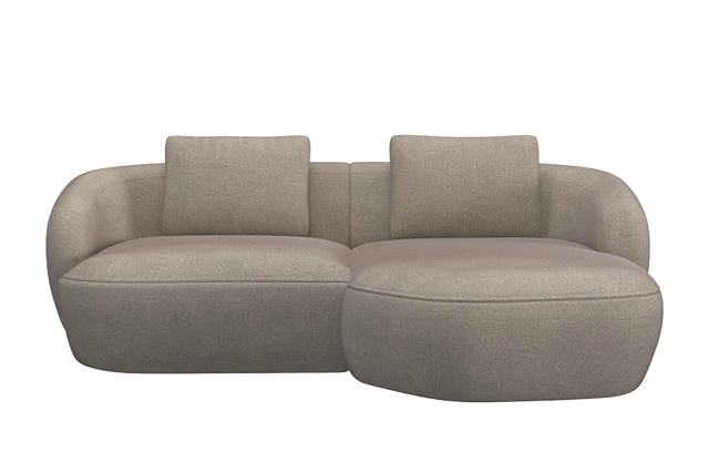 Aurelo Curve Small Left Hand Chaise Sofa
