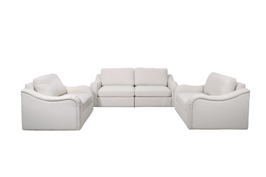Slouch Sofa & Two Lounge Chairs