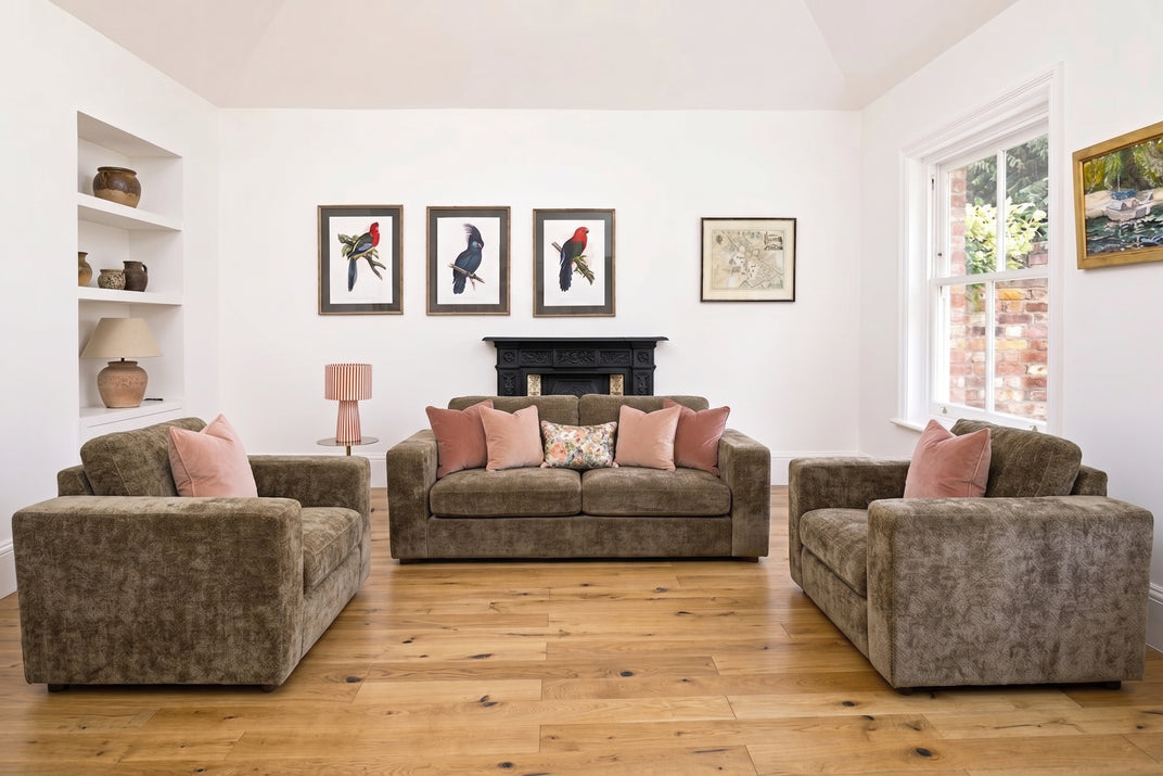 Knockout Sofa & Two Lounge Chairs